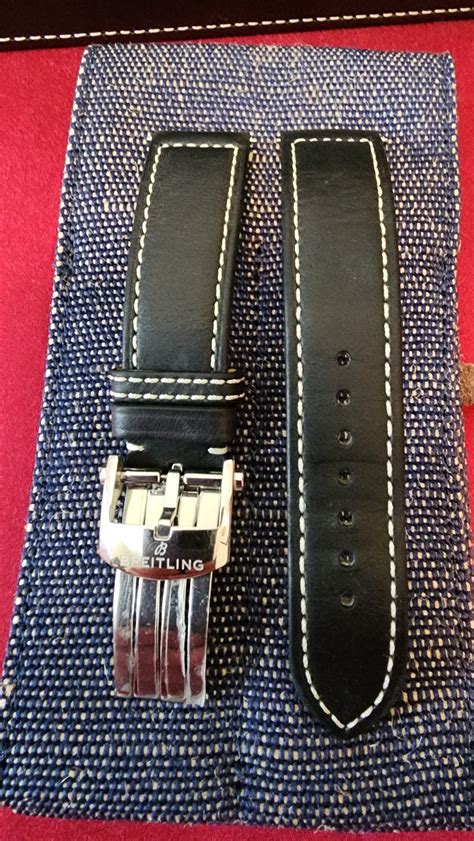 breitling leather strap clasp